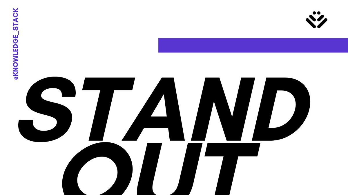 knowledge_stack's tweet photo. Choose to stand out and do what others wont. Choose to win. #morewins #theknowledgestack https://t.co/iDOTxxzcaH