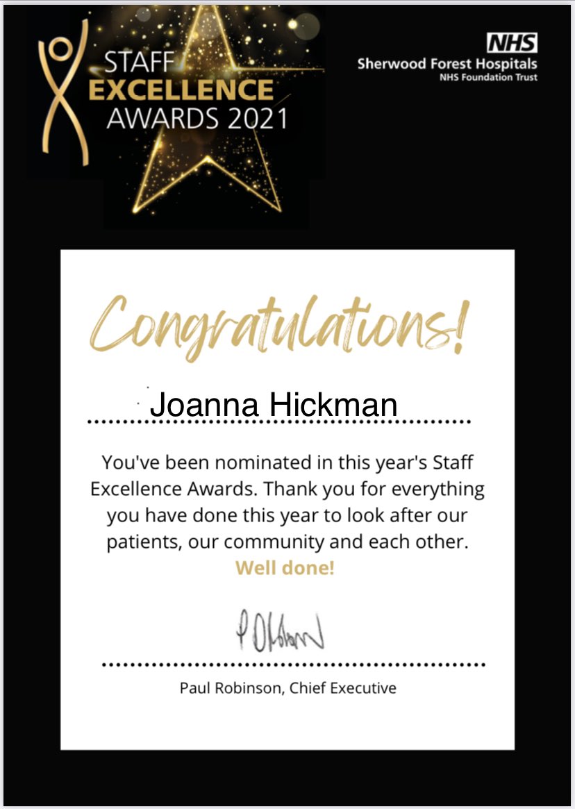 Super happy that I have been nominated for this years SFH Staff Excellence Awards as Non-Clinical Rising Star ⭐️ and also in team categories with the Loggist Team and A&E! Here’s to the shortlisting! 😂 #TeamUEC #TeamSFH #StaffExcellence #teamworkmakesthedreamwork