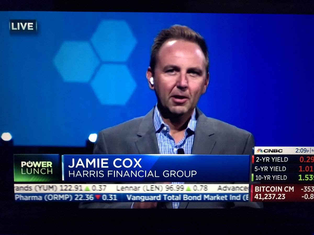 AaronKlein's tweet photo. So cool to have @jamesacoxiii do a CNBC hit live from #FISummit today! https://t.co/WMHW9r6mS0
