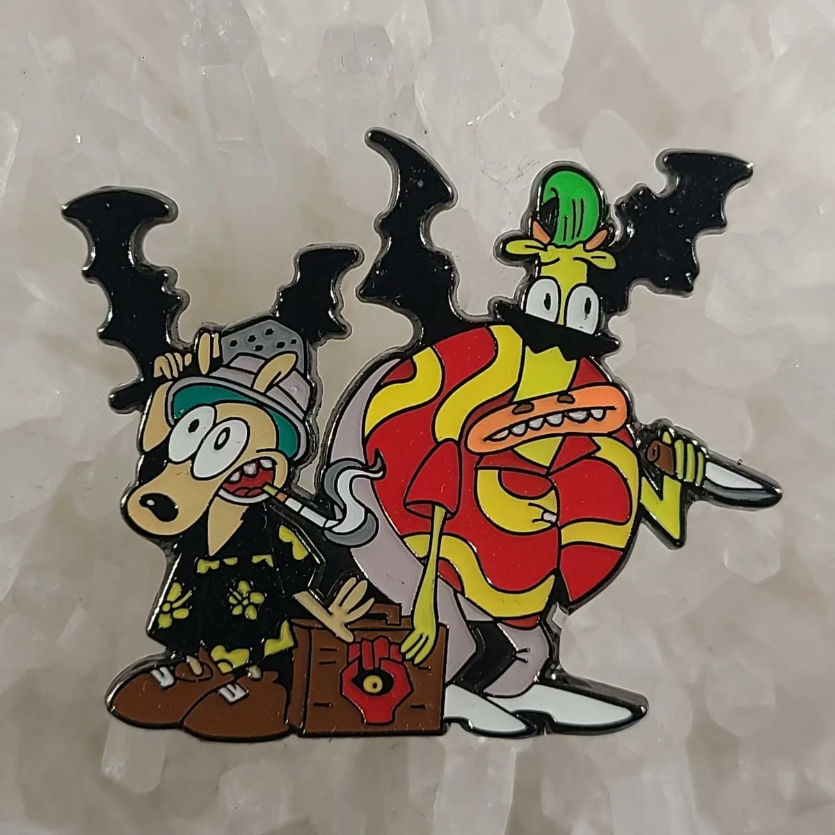 Pinpokalypse's tweet photo. Any Hunter S Thompson fam feeling the latest pin drop to land on https://t.co/WklOXl3PWg !?
Fear N Loathing In Rockos Modern Life Glow Pins
#rockosmodernlife #rocko #hatpins #pins #enamelpins #pinsforsale #90scartoons #huntersthompson #fearandloathinginlasvegas #fearnloathing https://t.co/oxyMeZKw15