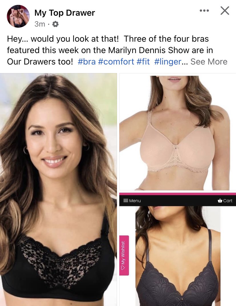 Sometimes ‘three out of four ain’t bad’ <a href="/MYTOPDRAWER1/">MY TOP DRAWER</a> <a href="/Fantasie1/">Fantasie Lingerie</a> <a href="/montellebras/">Montelle Intimates</a> <a href="/anita1886_CA/">Anita Canada</a> #lingerie #bra #Toronto #Burlington #London  #Simcoe #NiagaraFalls