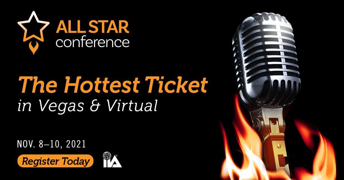 TheIIA's tweet photo. 🚨 #IIAAllStar registration now open! Join us in Vegas for this live, encore performance. Register today. https://t.co/h3bo72aJ6S https://t.co/uvICYKvqaI