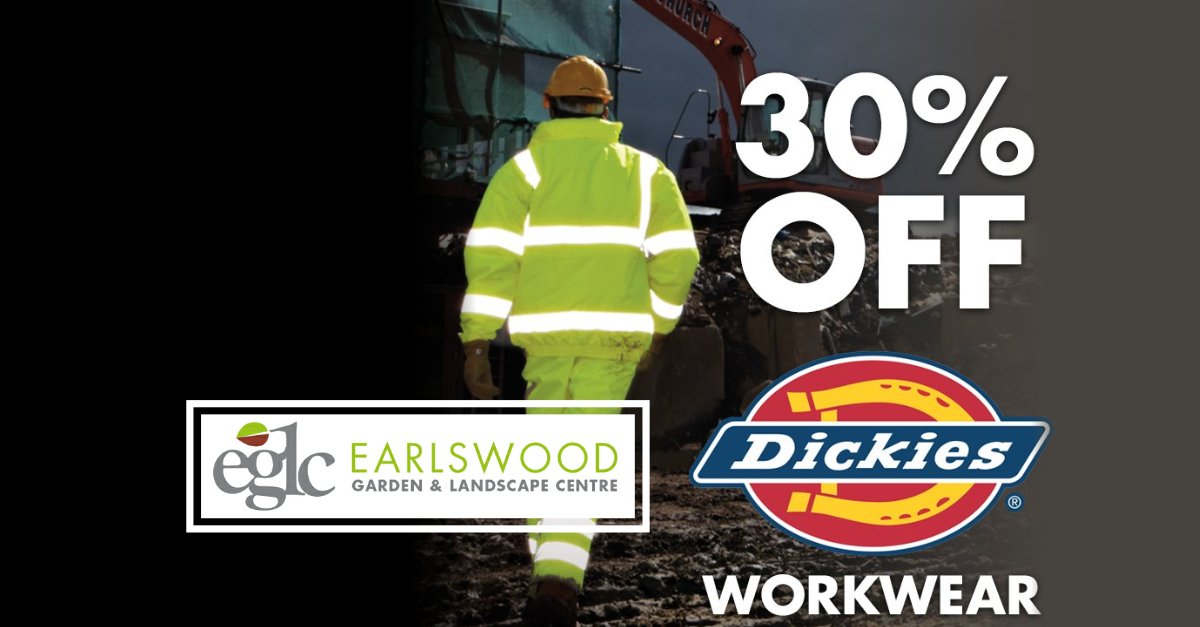 As we head towards the darker mornings and nights, it's essential to have #HiVisibility wear so you can be easily seen #MidlandsHour.
Save 30% OFF all Dickies Workwear at Earlswood GLC! 🦺 for a limited time ⏰