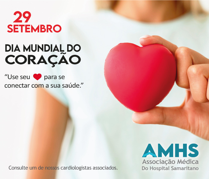 AssocSamaritano's tweet photo. “Use seu coração para se conectar com a sua saúde”!
29/9 – Dia Mundial do Coração. 

Fonte: https://t.co/AUgRuz5wEz
#amhsassociacaomedica #amhs_associacao_medica #associacãomédicadohospitalsamaritano https://t.co/GBwiju8NZc