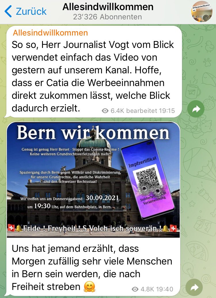 CovidiotenCH's tweet photo. Wie naiv kann man sein? #SpiriGate #Covidioten #Ottenbach @Blickch https://t.co/OAfXlPg17G https://t.co/EeE9GaUJVR