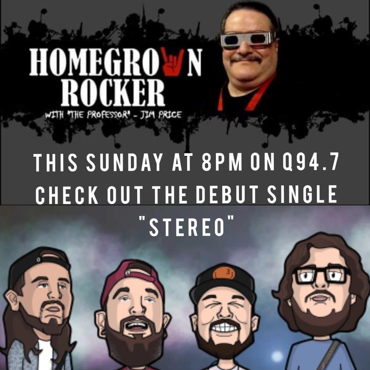 We’re gonna be on the radio this Sunday night! :)