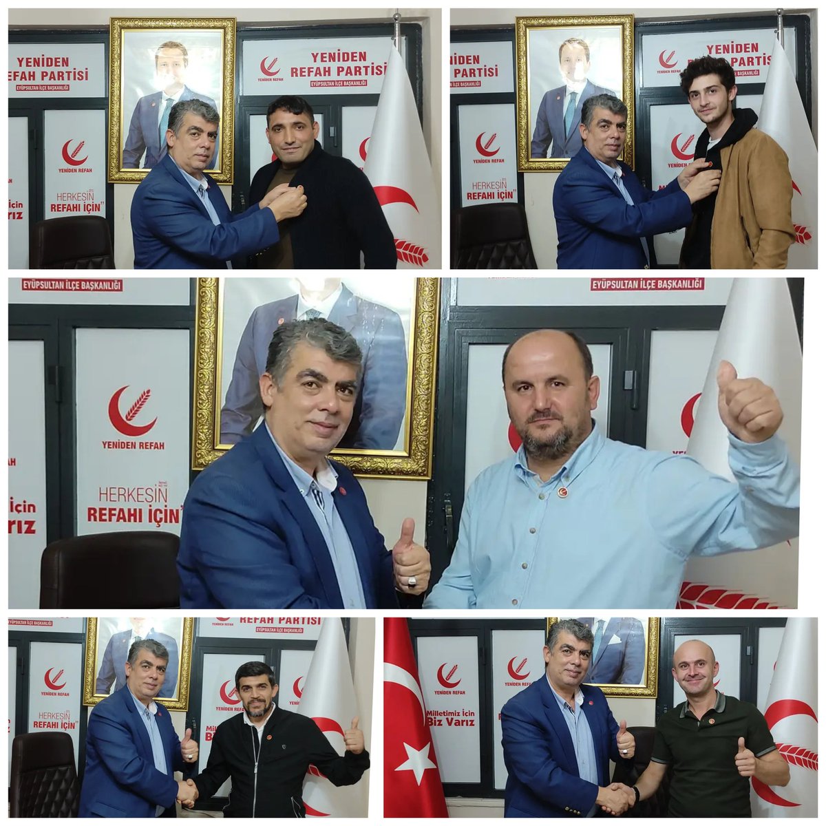rpeyupsultan's tweet photo. Bir şey istiyorum,
Heyecan, Heyecan, Heyecan
Partimizin saflarına katılımlar tam hızıyla devam ediyor.
Yeni yönetimimiz ile #BuradaHeyecanVar diyerek partimizi iktidara taşımaya kararlı yeni kadorlarımızla her geçen gün daha da büyüyoruz
#Eyüpsultaniçin
#Milletimiziçin
#BizVarız https://t.co/Sx1RM7SwIJ