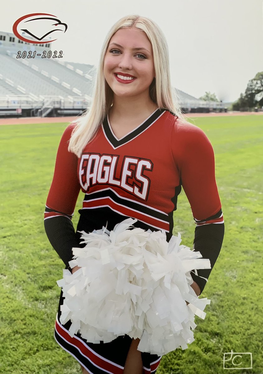 CVCheerleading's tweet photo. Did you hear the exciting news?  Senior cheerleader Kate was nominated for the CV Homecoming Court! ❤️👑 https://t.co/b8Qr9Zrliv