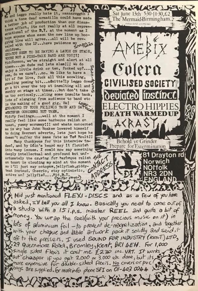 evolstak's tweet photo. DEVIATED INSTINCT インタヴュ-
11 Years On Ninth Issue ~ August 1987
#deviatedinstinct https://t.co/A9cezhNdwd