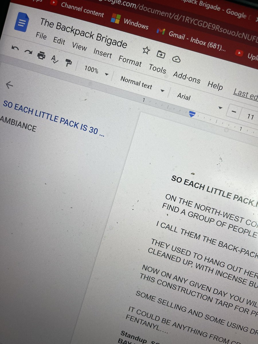 StanleyRoberts's tweet photo. I’m writing ✍️ the next segment in the #GBTB series… I’m discovering some interesting 🤔 things while reviewed some of the footage gathered. #BackPackBrigade https://t.co/dqKvsRJvAJ