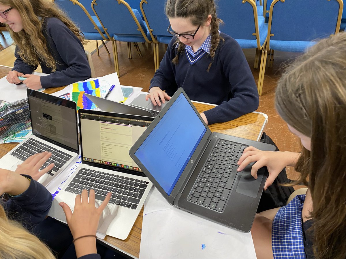 narelle_allen's tweet photo. What an amazing day @BeaulieuSchool ! The girls were Fantatsic and so creative! Loved teaching them all about #DataAnalytics  #DesignThinking  and #CyberSecurity ! Thank you @JerseyITGuy  for all your support! @KevinJDEllis  @simonperry109  @leylahay  @karlhairon https://t.co/7nFBG5A8KS