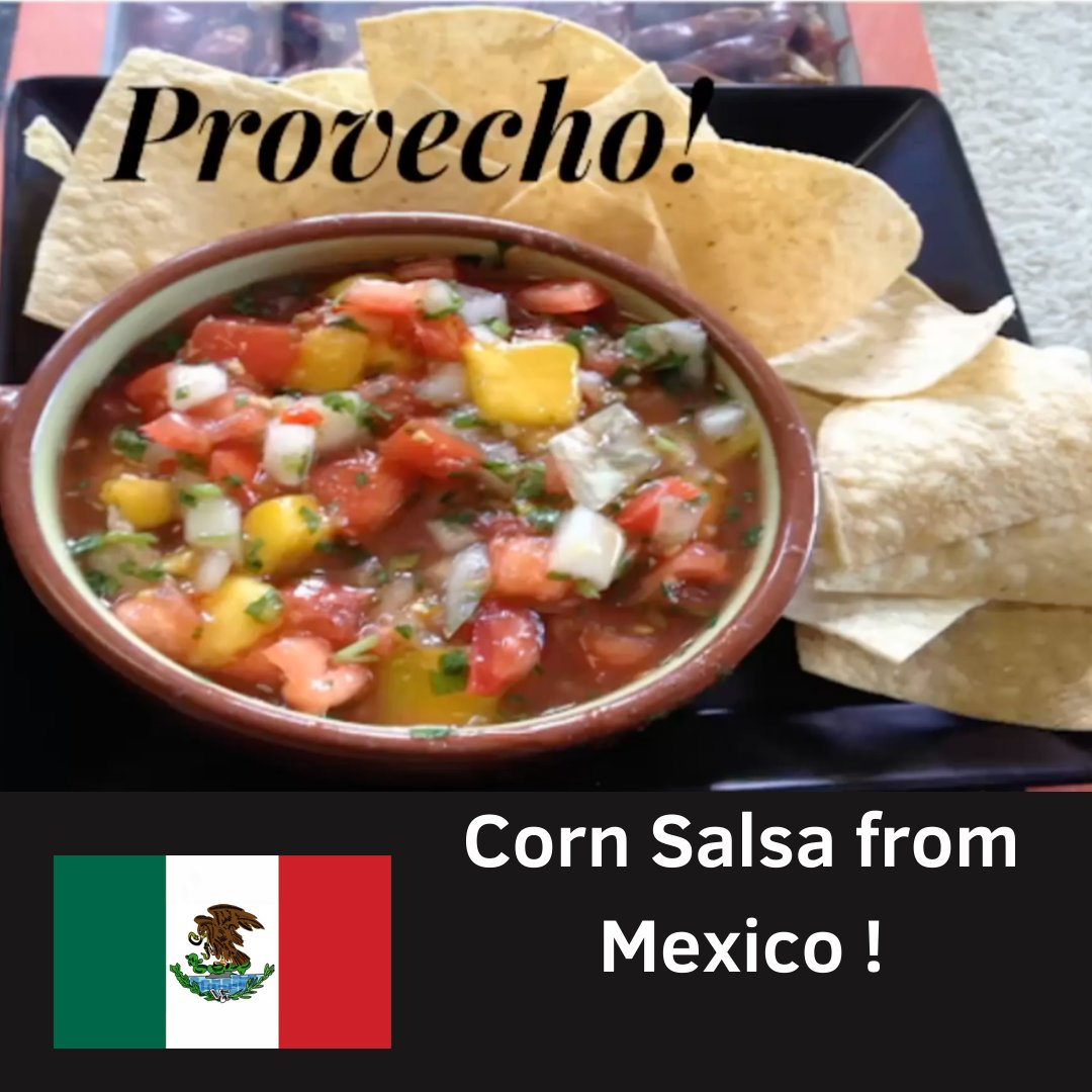 ChefKoochooloo's tweet photo. Throwback to our Corn Salsa recipe! Do you want to learn how to make it? Watch our Youtube video, here: https://t.co/TqGHYFvtao #cornsalsa #mexico #food #cooking #ChefKoochooloo https://t.co/Df1Fz9NOdR