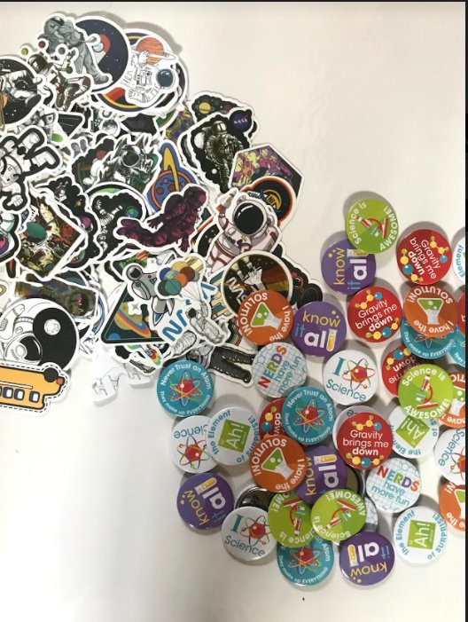 Sci Oly Meeting in A22 tomorrow.  You can join us during 1st period (7:30-8:15)  or after school (3:30-4:15). One lucky new member will win free sci oly t-shirts &amp; candy filled test tubes!  Science stickers for everyone!