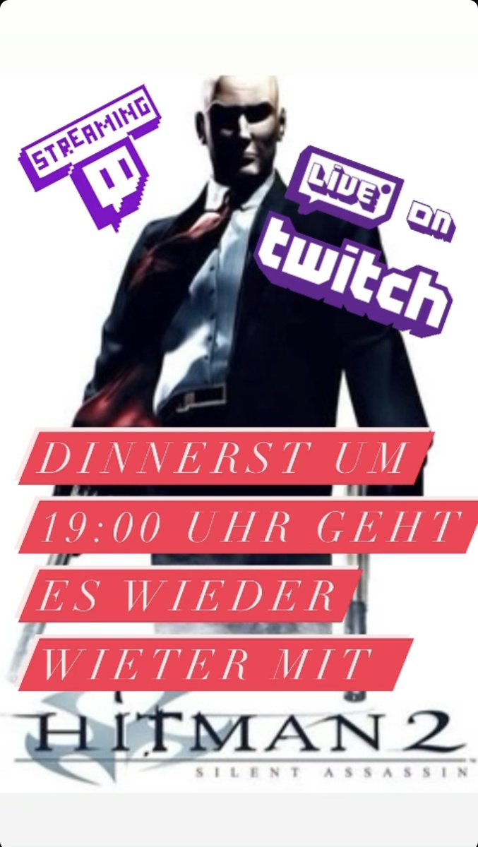 defenko's tweet photo. Donnerstag 19 Uhr geht es weiter mit hitman live auf twitch.
Twitch defenko kommt gerne vorbei #twitch #twitchpush #live #Livestream #support #subscribe #Hitman2 #psn #gratis #gaming #defenko https://t.co/1JghZ9glv8