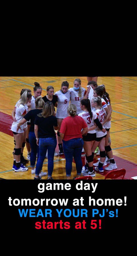 SH_SpiritClub's tweet photo. HEY spirit club! Let’s support our volleyball team tomorrow night and get comfy. Pajama theme! https://t.co/sIoRZCs2In