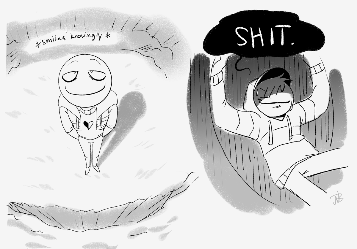 luckycloverNB's tweet photo. Continuation of dream! Things got weird after I escaped, no matter where I went I always felt his eyes on me.... #YourBoyfriendGame #YourBoyfriendfanart https://t.co/IBmE5yd5hI