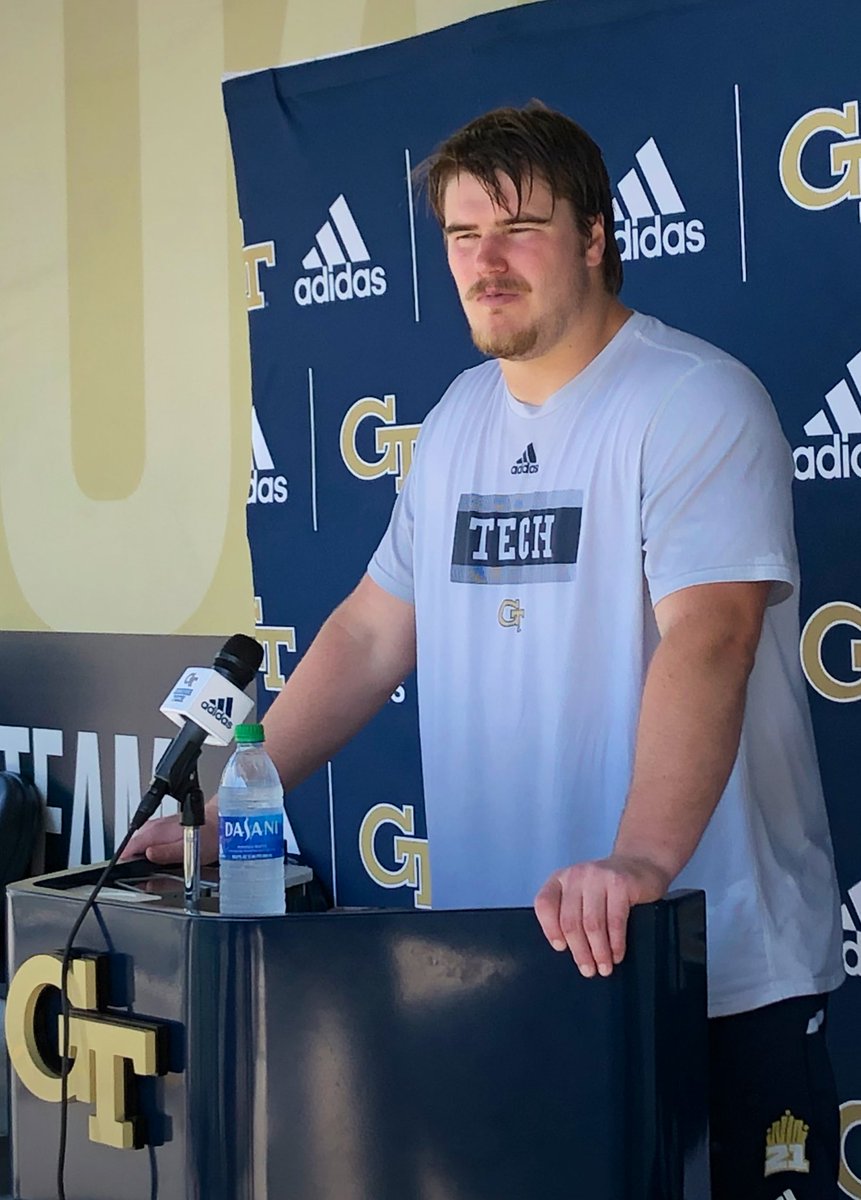 “I would describe playing football and going to Georgia Tech like fitting 50 pounds into a 10-pound sack.”