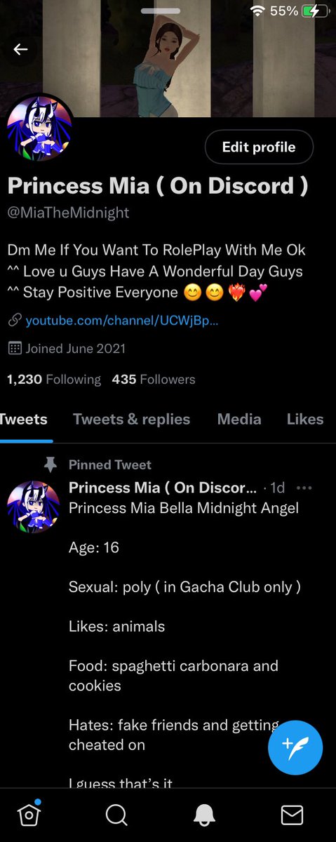 MiaTheEclipse's tweet photo. It’s been a long time since I changed my bio OvO https://t.co/RBHILADI8Q