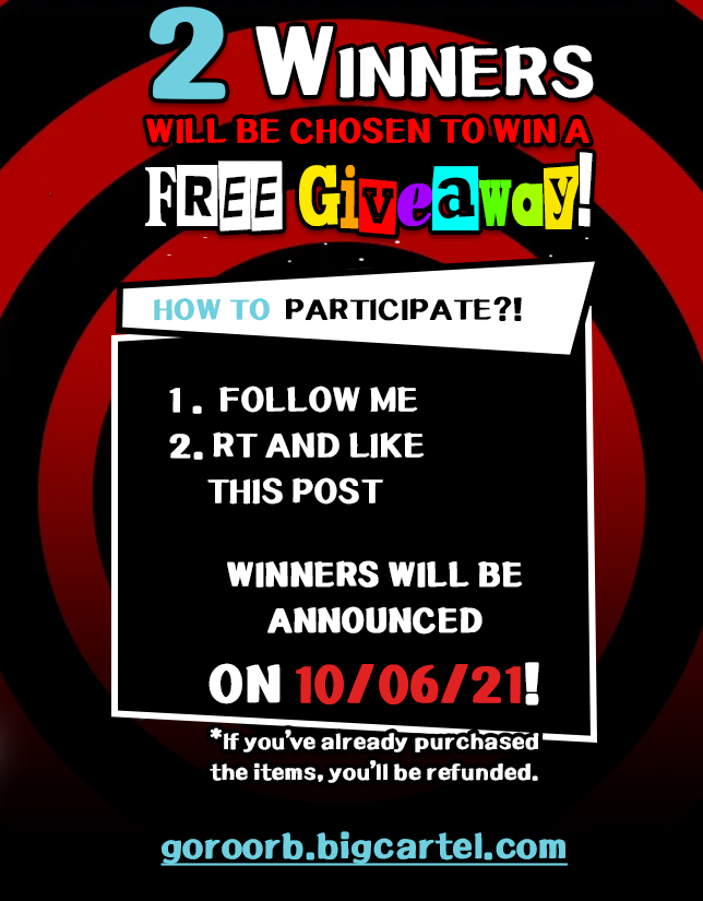 goro_orb's tweet photo. Time to announce my biggest Giveaway yet! Two winners will get to choose between two prizes.

TO ENTER:
🌈 Follow me
🌈 Like &amp; Retweet https://t.co/QCUJHT9lGt