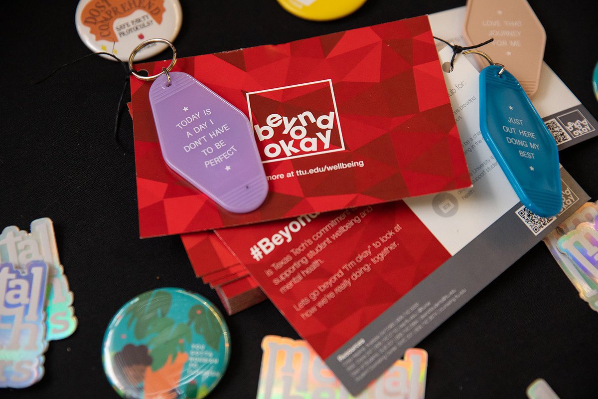 TexasTech's tweet photo. Thank you for the wonderful turnout at today’s @TTURISE #BeyondOkay launch event! 🌟❤️

Together, we can go beyond “I’m okay.” ➡️ https://t.co/d3VzcJpWP5 https://t.co/bBkMEPRvsW