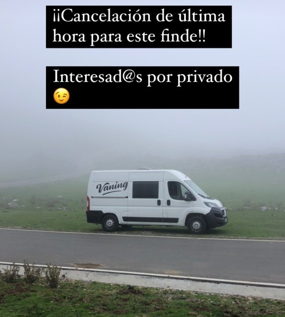 campervaning's tweet photo. Cancelación de última hora!!! https://t.co/HTCOXNye1S
