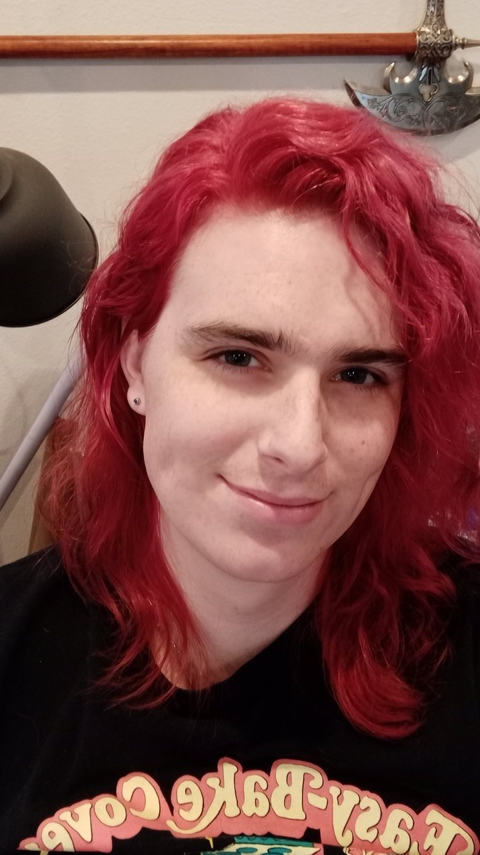hazelnut_human's tweet photo. I dyed my hair 🥰❤️ (thanks @QueenGrumbleBee and @BowTieBadger_ !!) https://t.co/8OIQLzxJfn