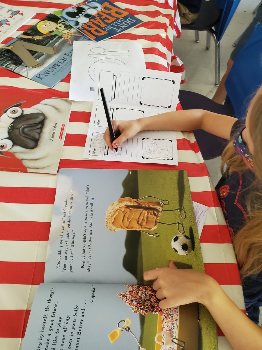 JarboeFirsties's tweet photo. Book Tasting at The Reading Cafe was a huge success @StratfordLndgES #funwithreading https://t.co/hu3fPbMZ1Q