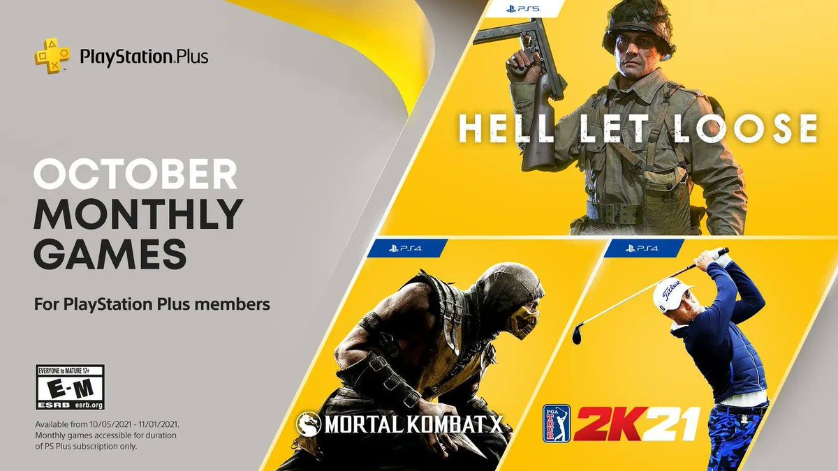 Geek2GeekMX's tweet photo. 🔥HOT NEWS🔥: ¡Nuevo mes, nuevos juegos! Estos serán los juegos gratis que podrás jugar con #PSPlus en PlayStation 4 y PlayStation 5 🎮

Fuente: @PlayStation https://t.co/m2455S2WSN