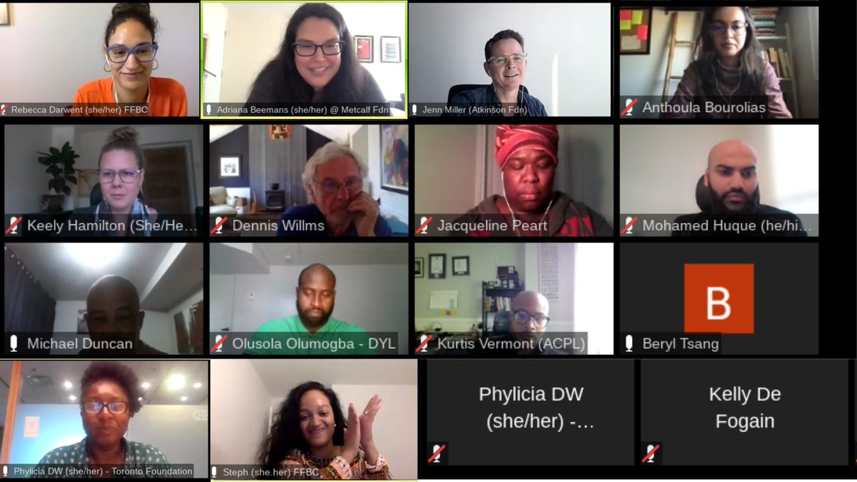 Thank you so much to the 70+ wonderful representatives from Toronto/GTA B3 community groups and 6 funders who helped make our 3rd and 4th Meet the Funders events a success!

Keep an eye out for Meet the Funders Alberta!
Register Here Today: bit.ly/3m7WmEh