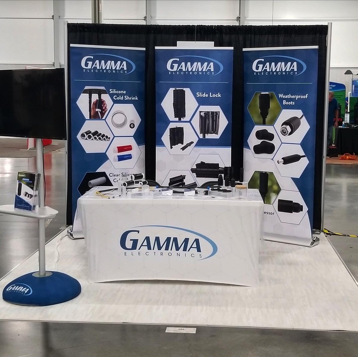 GammaShrinkTube's tweet photo. If Gamma Electronics is on your mind, then meet us today at booth 1359!
#gammaelectronics #IWCE #rfwaterproofing #coldshrink #lasvegasconventioncenter https://t.co/8V4GbVJIu5