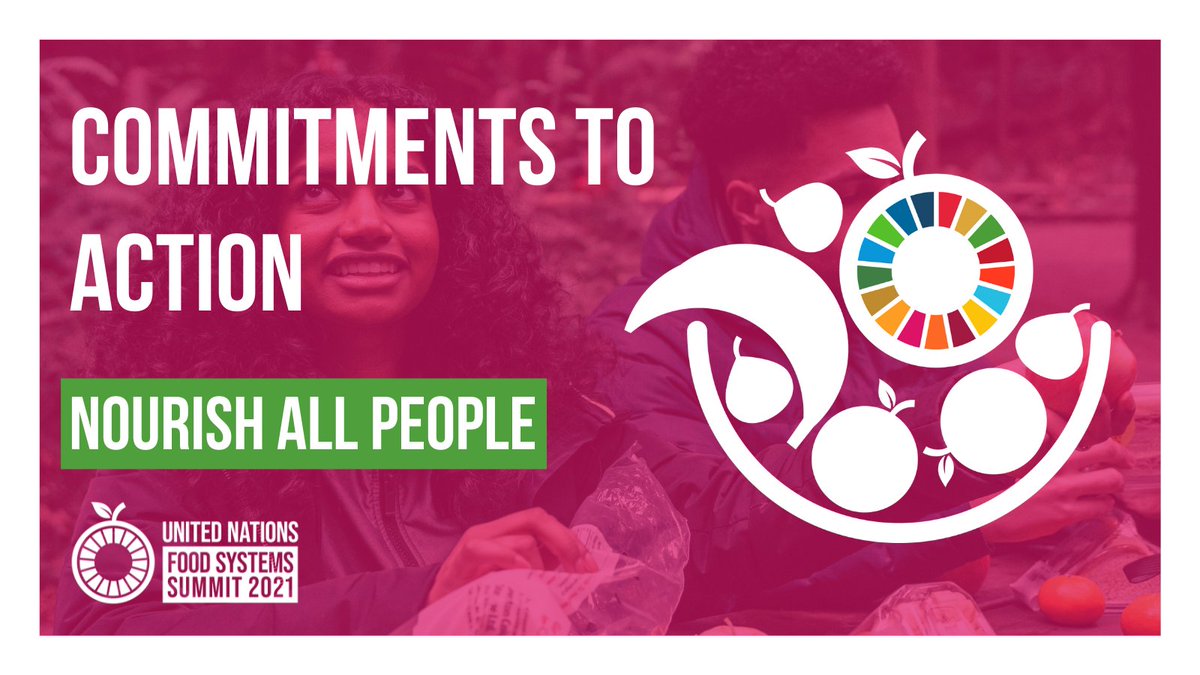 Emerging commitments to end hunger and all forms of malnutrition, reduce the incidence of #NCDs, and more to nourish ALL people, including:

✅ Achieving #ZeroHunger
✅ School Meals Coalition
✅ Food is Never Waste

Check it out all of them here 👉 bit.ly/unfss-cr
