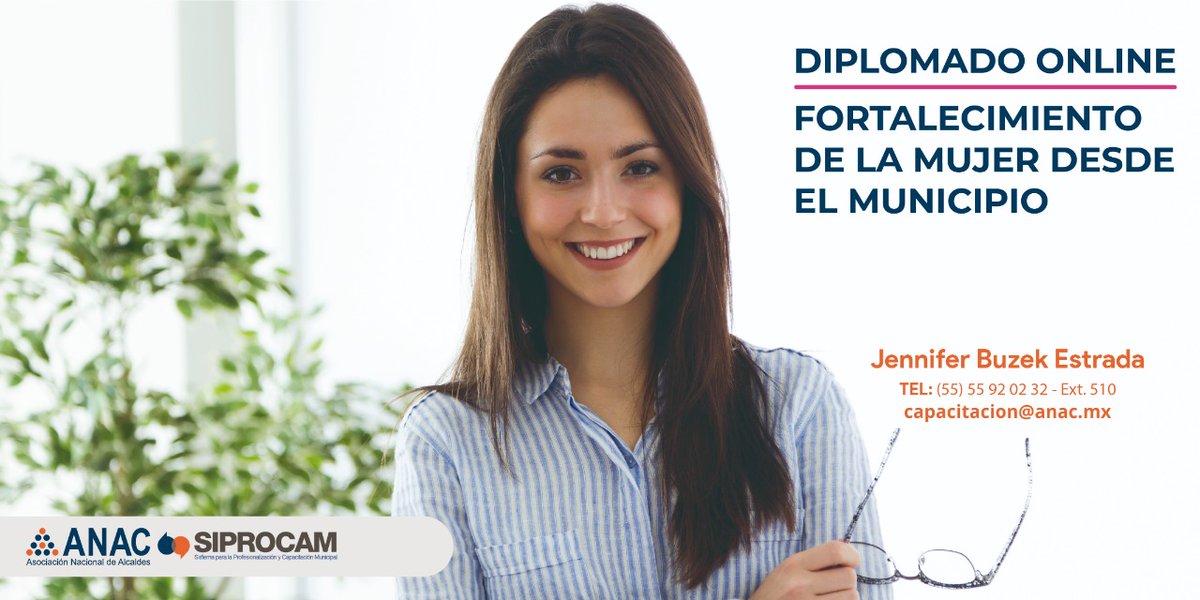 🙌👩‍🦰 ¿Se han preguntado qué tan importante es la #ParticipaciónDeLasMujeres en la #TomaDeDecisiones así como en la vida política dentro de la democracia? 

💡 Conoce más en nuestro #DiplomadoOnline: "Fortalecimiento de la Mujer Desde el Municipio".