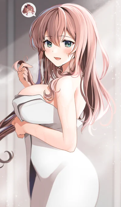 お風呂、気持ちよかったですね。 