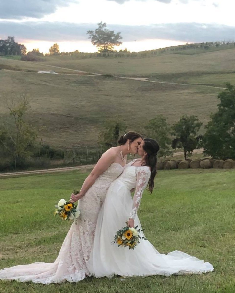 BeliveauFarm's tweet photo. Congrats to Juli and Brittany on their special day! May your unity candle burn bright forever.  #beliveaufarm #blacksburg #weddings #loveislove #blueridgeday #gotomontva https://t.co/7kL9pHVqbu