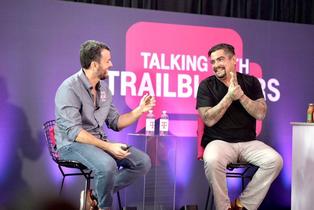 One of the most powerful statements from @AaronSanchez  - “Find your own style. Don’t regurgitate your mentor’s teachings.” 💥 💥 💥 Really hit home. #TalkingWithTrailblazers