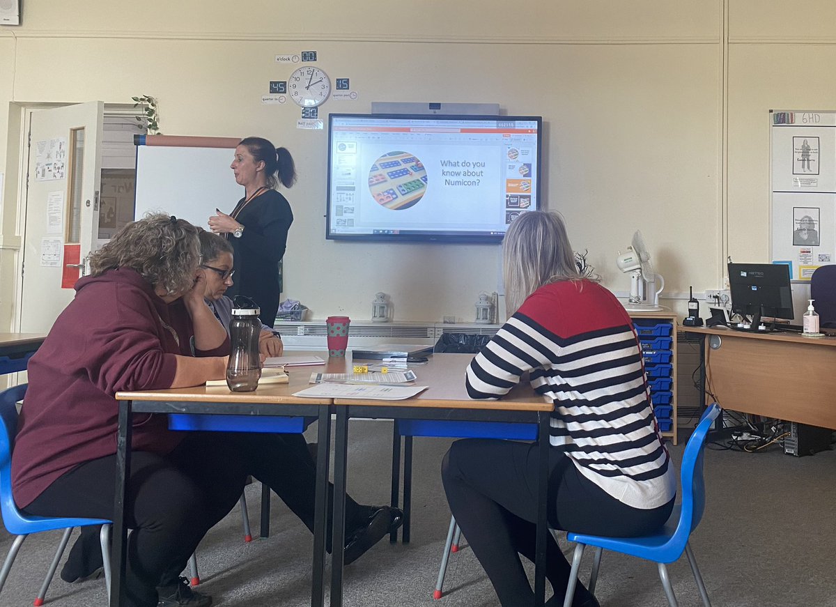 A great afternoon supporting & developing staff using one of my favourite maths resources, Numicon. Great discussions & a game of bingo & number chase included. Can’t wait for the next session #maths #numicon #training #developingothers #cpd