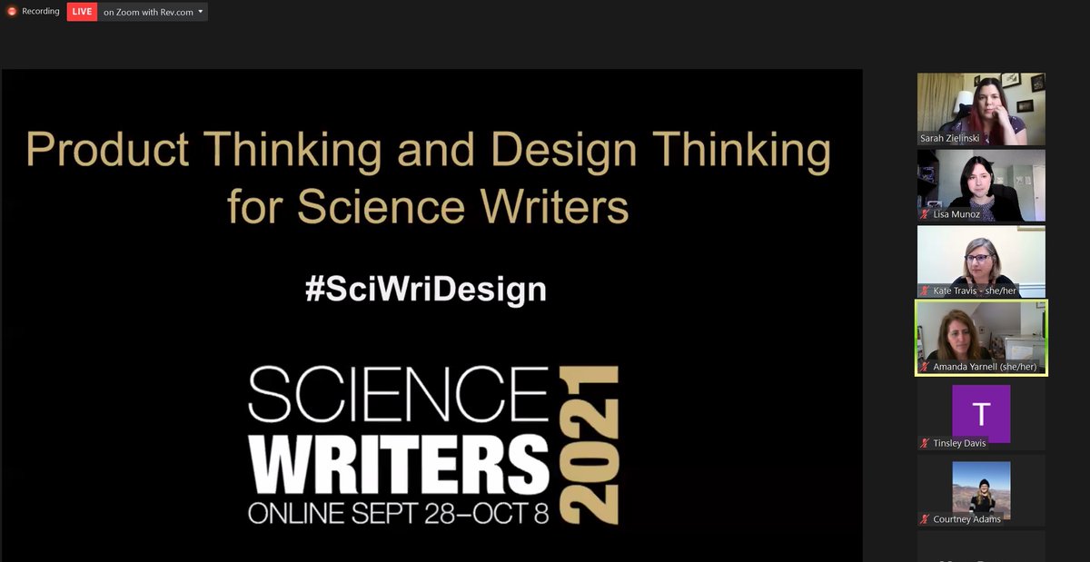 lisampmunoz's tweet photo. Great fun talking shop at #SciWri21 today about #SciWriDesign -- tools for keeping your client's goals front and center in strategic planning
Thank you to @SarahZielinski for inviting me, @Kate_Travis for expert moderation & @amandayarnell for your insights
#gigeconomy #scicomm https://t.co/tW53y828Ul
