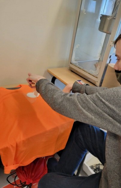 LC students <a href="/islandviewhigh/">Island View High</a> teamed up with our indigenous support worker and created #orangeshirts to honor truth and reconciliation. We donated proceeds to indigenous programming at IVHS. <a href="/HRCE_NS/">Halifax Regional Centre for Education</a> #inclusiveeducation #employableskills