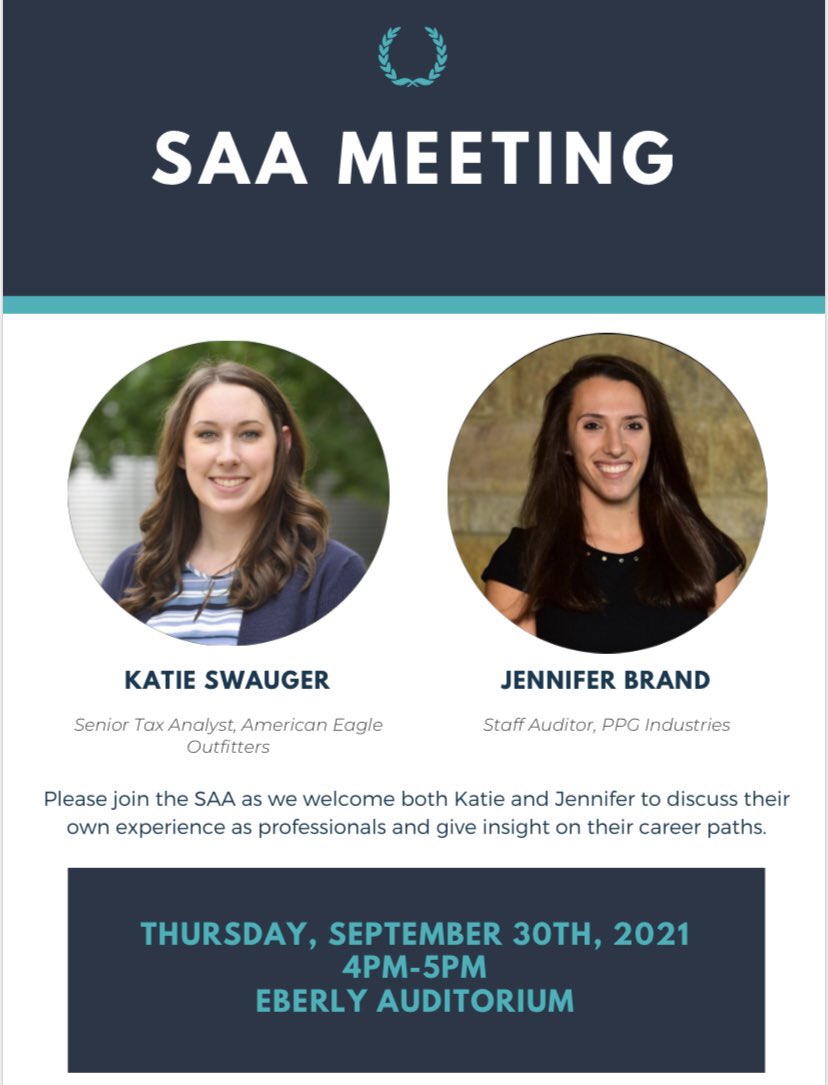 IUP Student Accounting Association tweet media