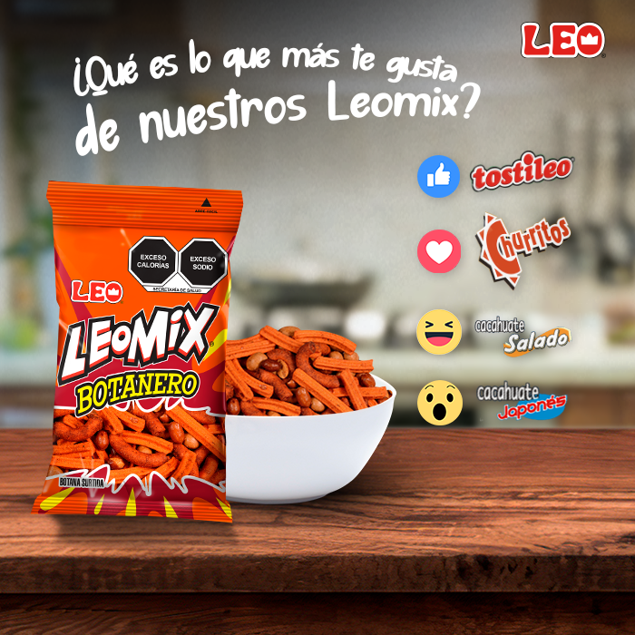 Botanas_Leo's tweet photo. Sabemos que amas #LeoMix, pero TODOS tienen un favorito 👀  ¡Dinos el tuyo! 😆 https://t.co/79Zgn0F316