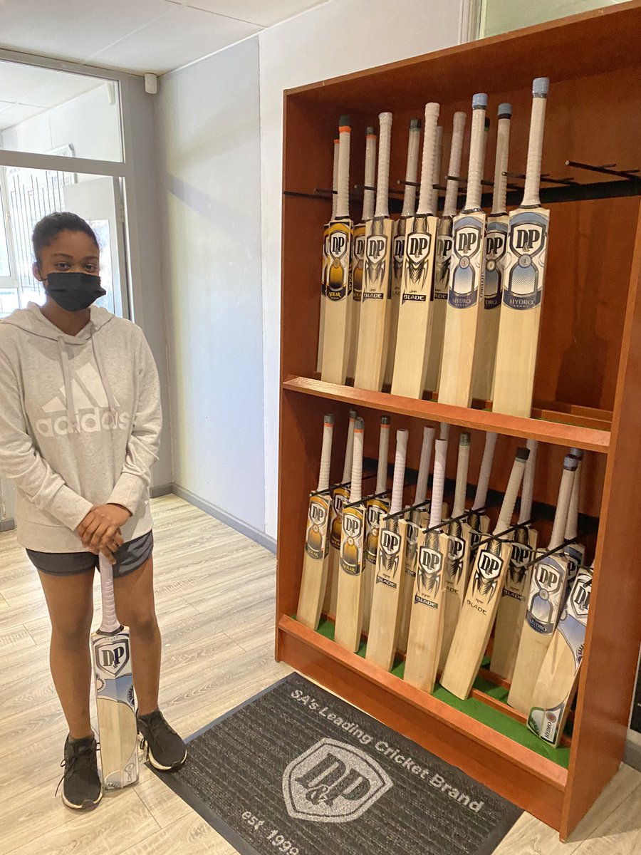 A busy day for our talented and hard working young lady - HP session followed by selecting DP kit for the season. Thanks #dpcricket for the great service. Ladies cricket is ALIVE 🔥🏏