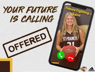 RyannWendt's tweet photo. Thankful to have received a scholarship offer from @USFWBBHoops after a great visit today at University of St. Francis!!Thank you so much to @coachMcGintyWBB and Coach T for a great day and the opportunity!! https://t.co/E6GH10axGw
