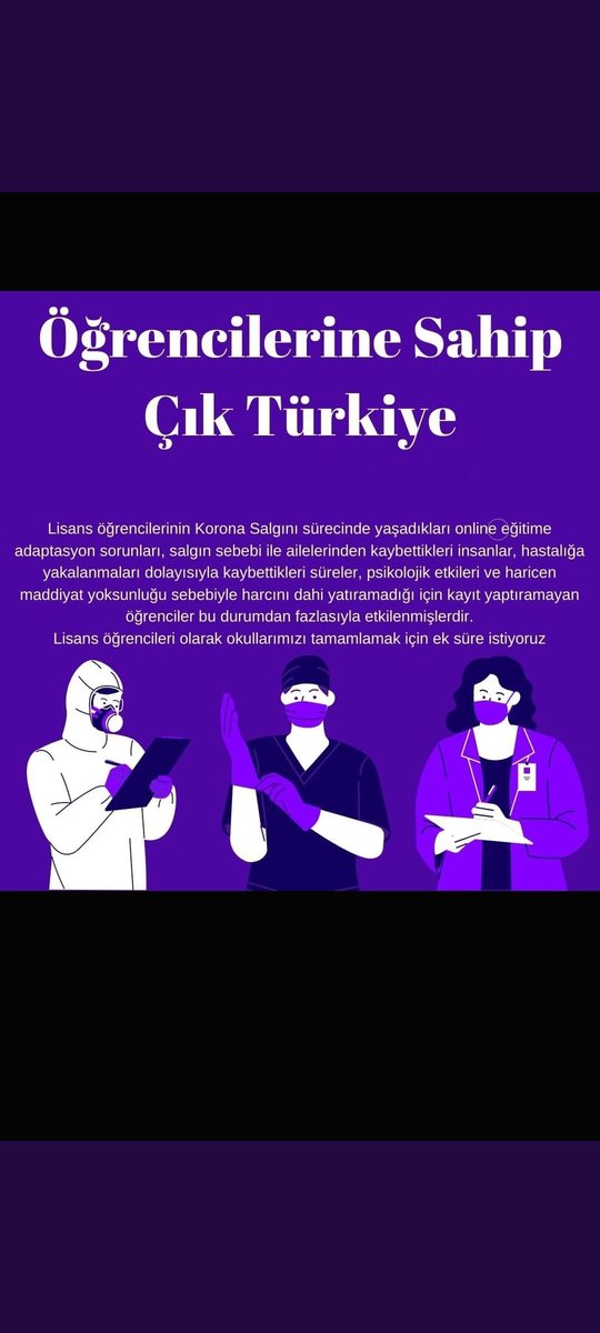 niversi46143093's tweet photo. #RTEOgrencileriDuy

Yapılan hukuksuzluğa susma !!! Aynı şeye bir gün sen de maruz kalabilirsin 
@RTErdogan Bu mağduriyet artık en kısa süre çözüme kavuşmalı @erolozvar 
@dbdevletbahceli https://t.co/6tb6tX2nj4