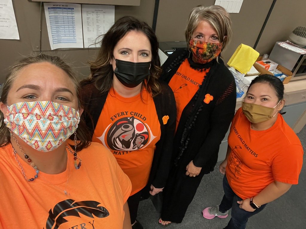 It's impossible to capture all the teachings and activities surrounding the National Day of Truth &amp; Reconciliation at all our schools in PSD. From tipi teachings, to Healing Gardens, to ceremony and storytelling and more. #EveryChildMatters...PSD remembers.#OrangeShirtDay2021