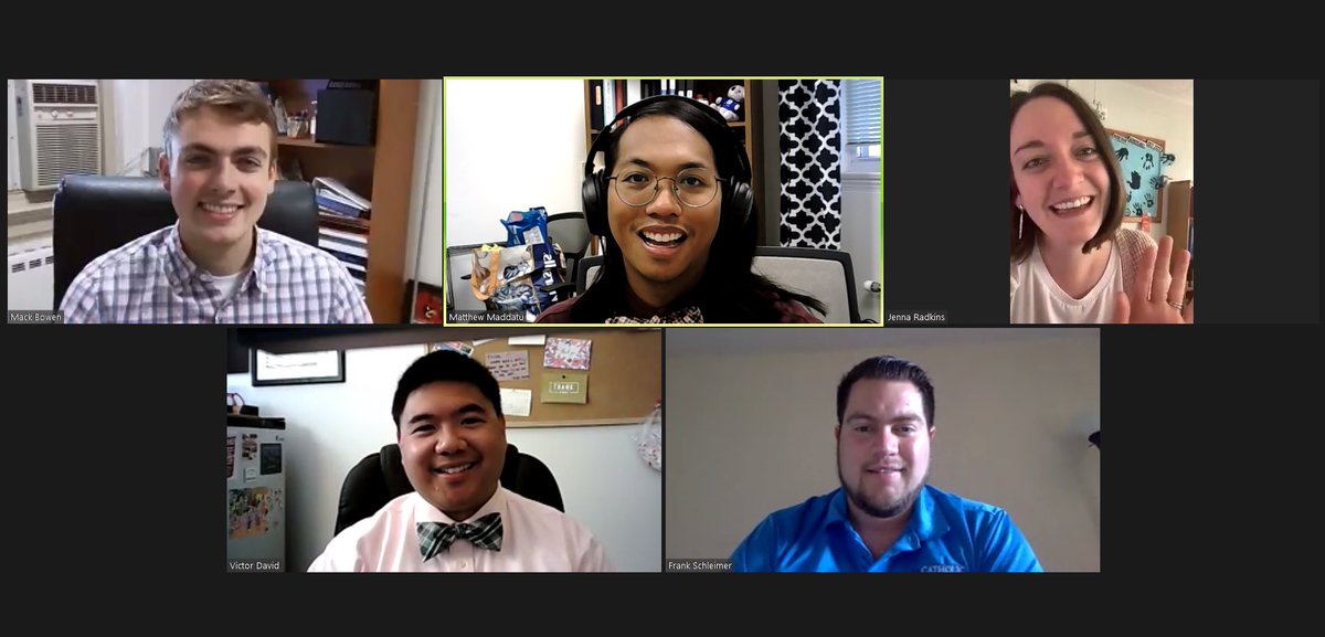 A new episode of CD-Pod is out today! Link in our bio. This week, we talk about Lola, Football, and Mental Health. We are rejoined with Jenna Radkins! Happy listening! #podcast #highereducation #college #mentalhealth #football #thisiscatholicu