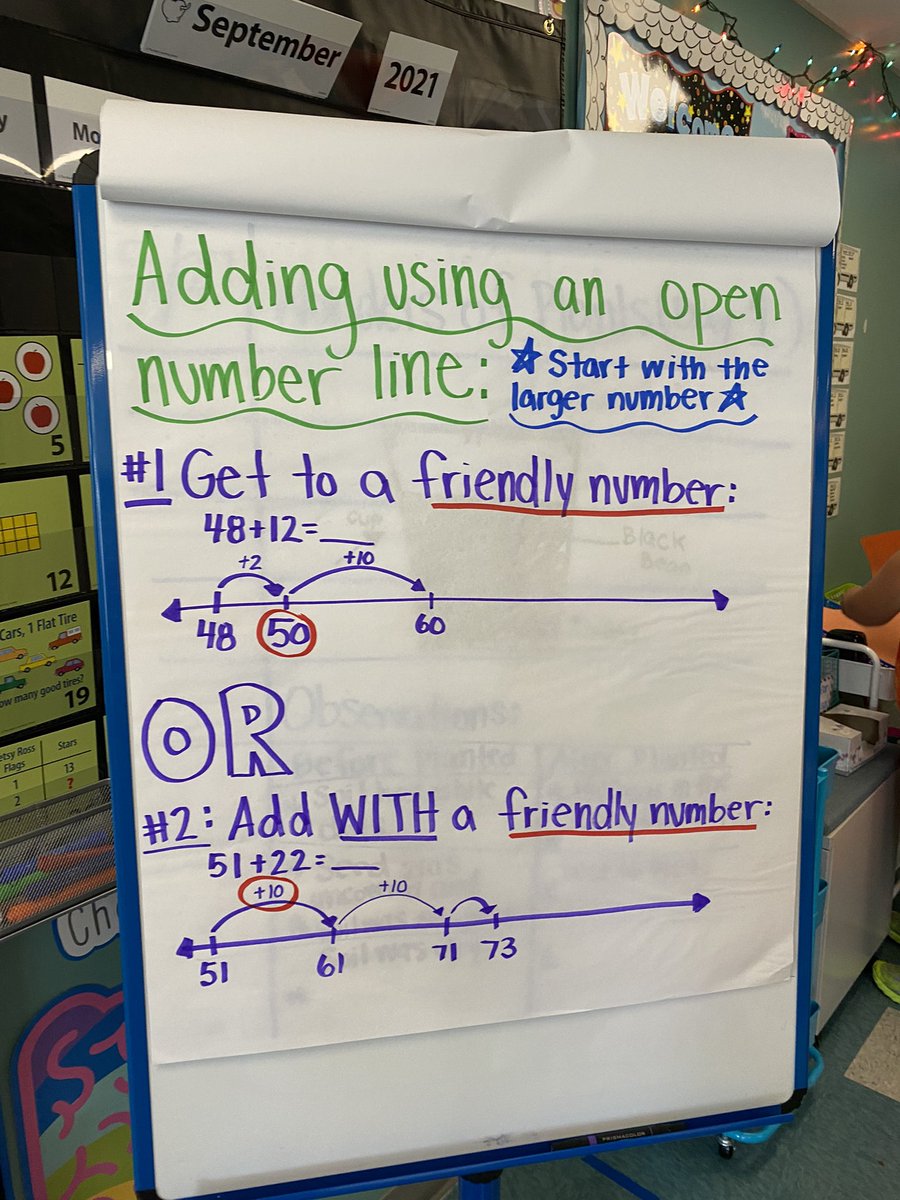 weed_amy's tweet photo. I can use a number line to add ➕✏️ @SalernoBethel https://t.co/dau7v2pYiy