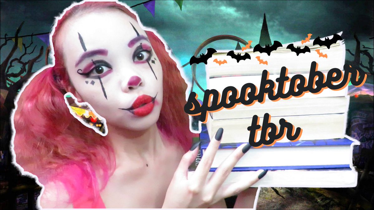 cherryshrieks's tweet photo. it's the most wonderful time of the year!🎃here is my tbr for the @spookyreadathon #teamserialkiller 🔪

✨ thriller books i am DYING (get it?) to read!
✨ gushing about spooky szn 👻
✨ feat. your friendly neighborhood 🤡🤡🤡

https://t.co/yq5K3XqxjA
https://t.co/yq5K3XqxjA https://t.co/sUDGguSBGj