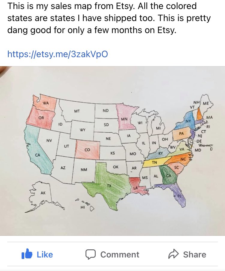 EmmettNaughton's tweet photo. This is my Wifeβs sales map for her sensory bins. She is crushing it!!!
Help her fill the map!
https://t.co/wkcBqvveyg
#DTCFam #Crafts https://t.co/hrfzlDYG47