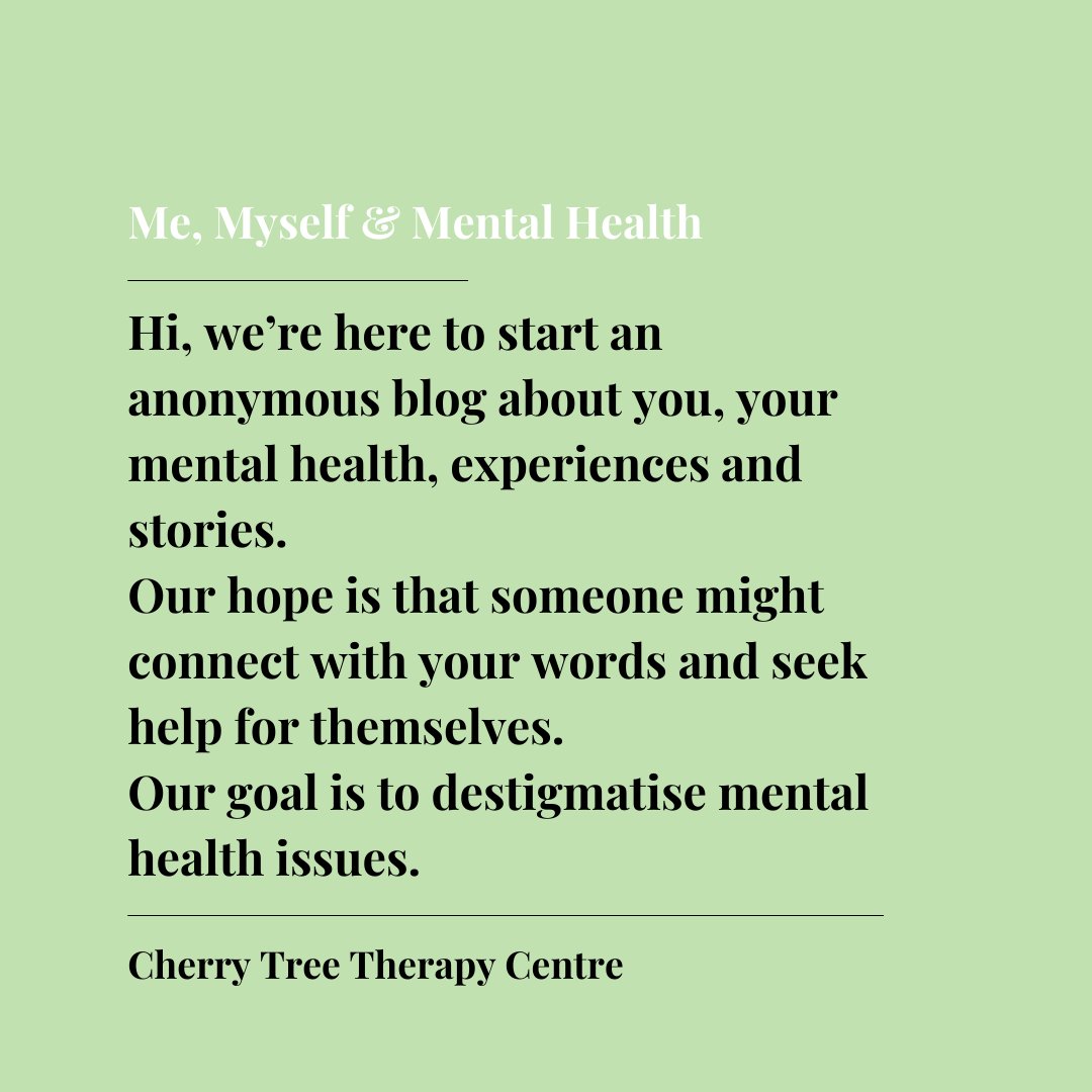 steps_to_change's tweet image. #MentalHealthMatters #anonymousblog #cherrytreetherapycentre