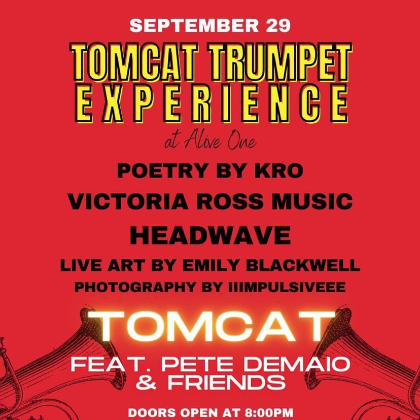 aliveonechicago's tweet photo. The @TomCatTrumpet experience featuring TomCat and his band of merry artists is happening TONIGHT. Doors at 8pm. No cover. Swipe for set times ๐
#aliveonechi #aliveonechicago #chicago #tomcattrumpet https://t.co/gPxPOJ3cSi